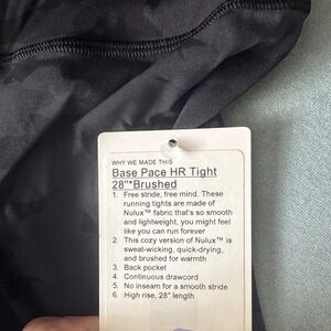 lululemon athletica Black Base Pace HR Tight